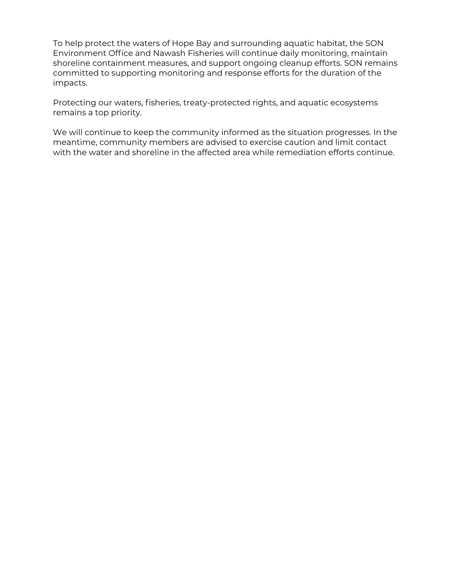 Hope Bay contamination page 2