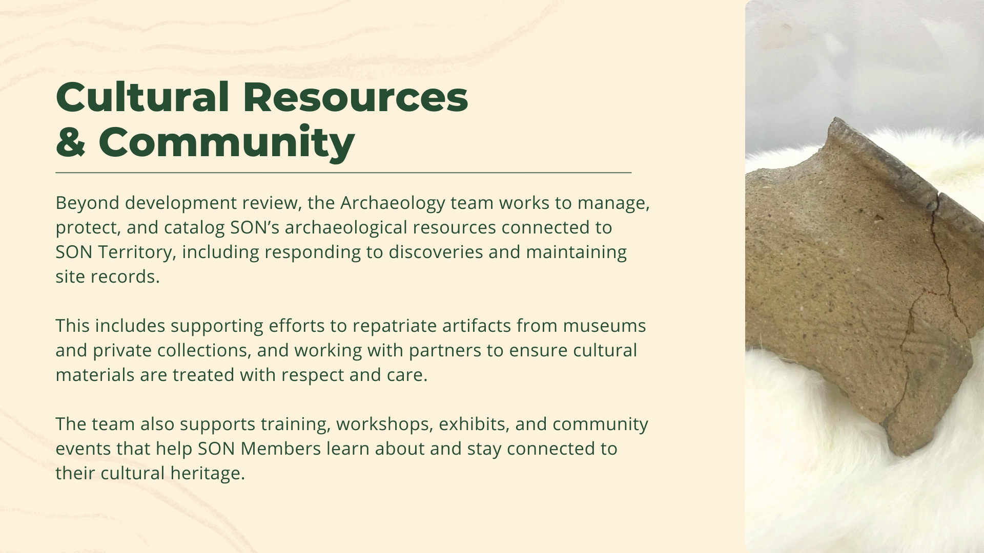 Cultural Resources & Community