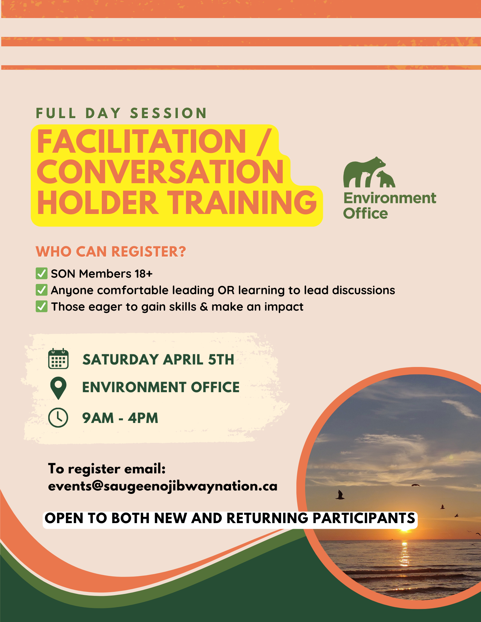 Facilitation Training April 5th