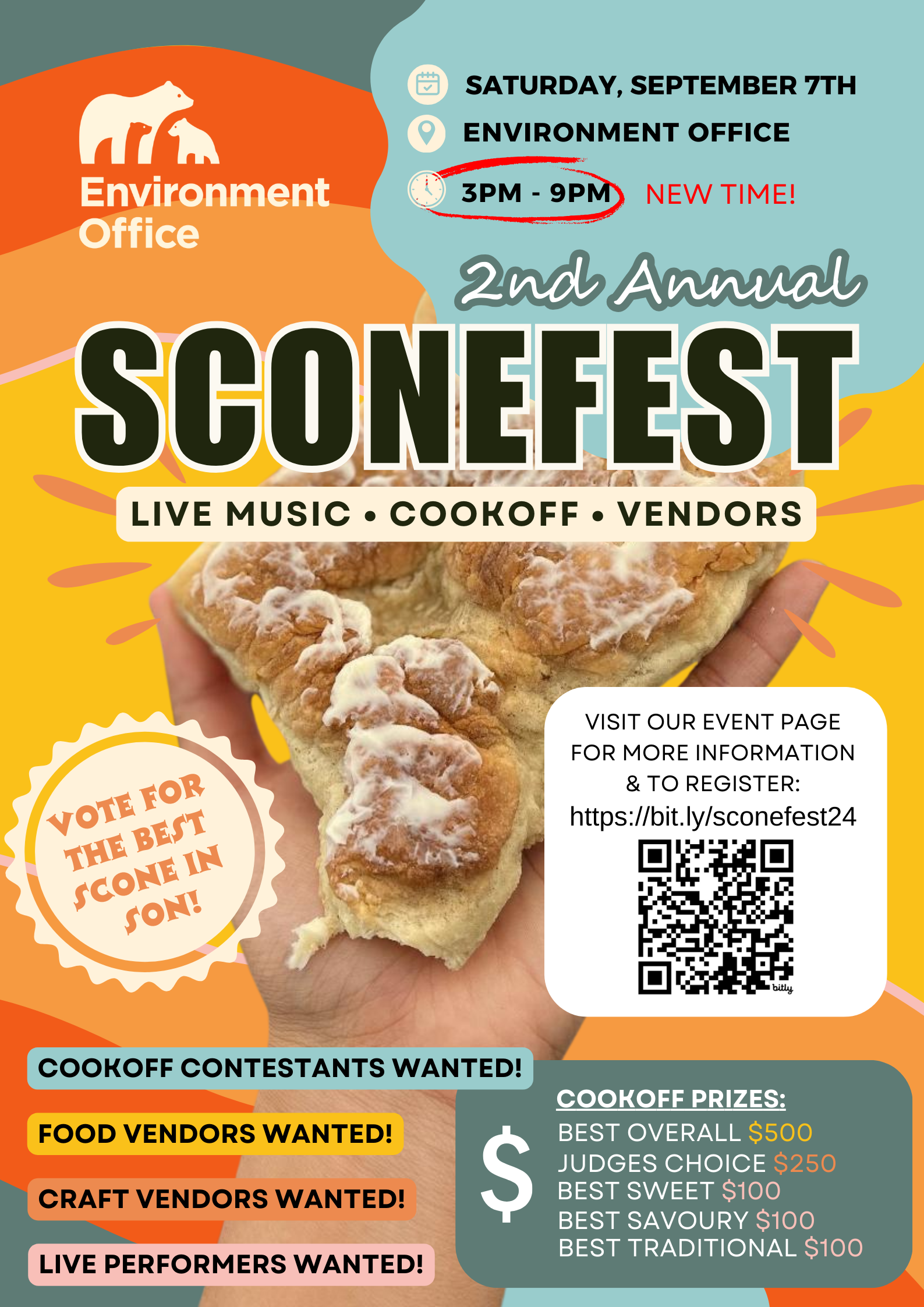 Sconefest 2024 flyer