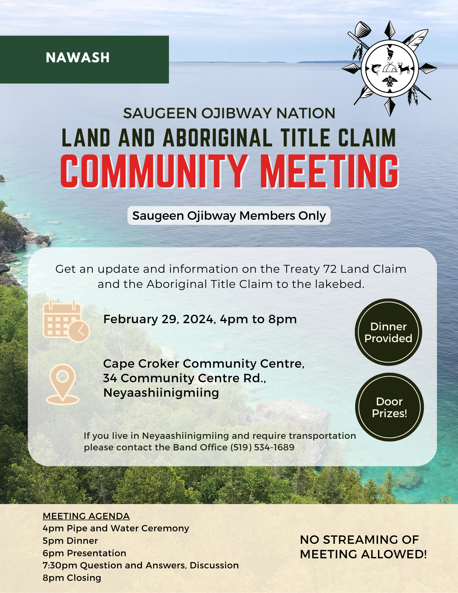 Nawash Land Claim Meeting