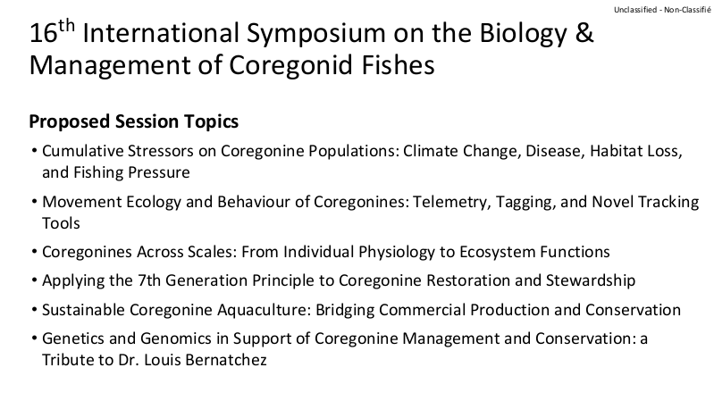 Coregonid Fishes Symposium 2