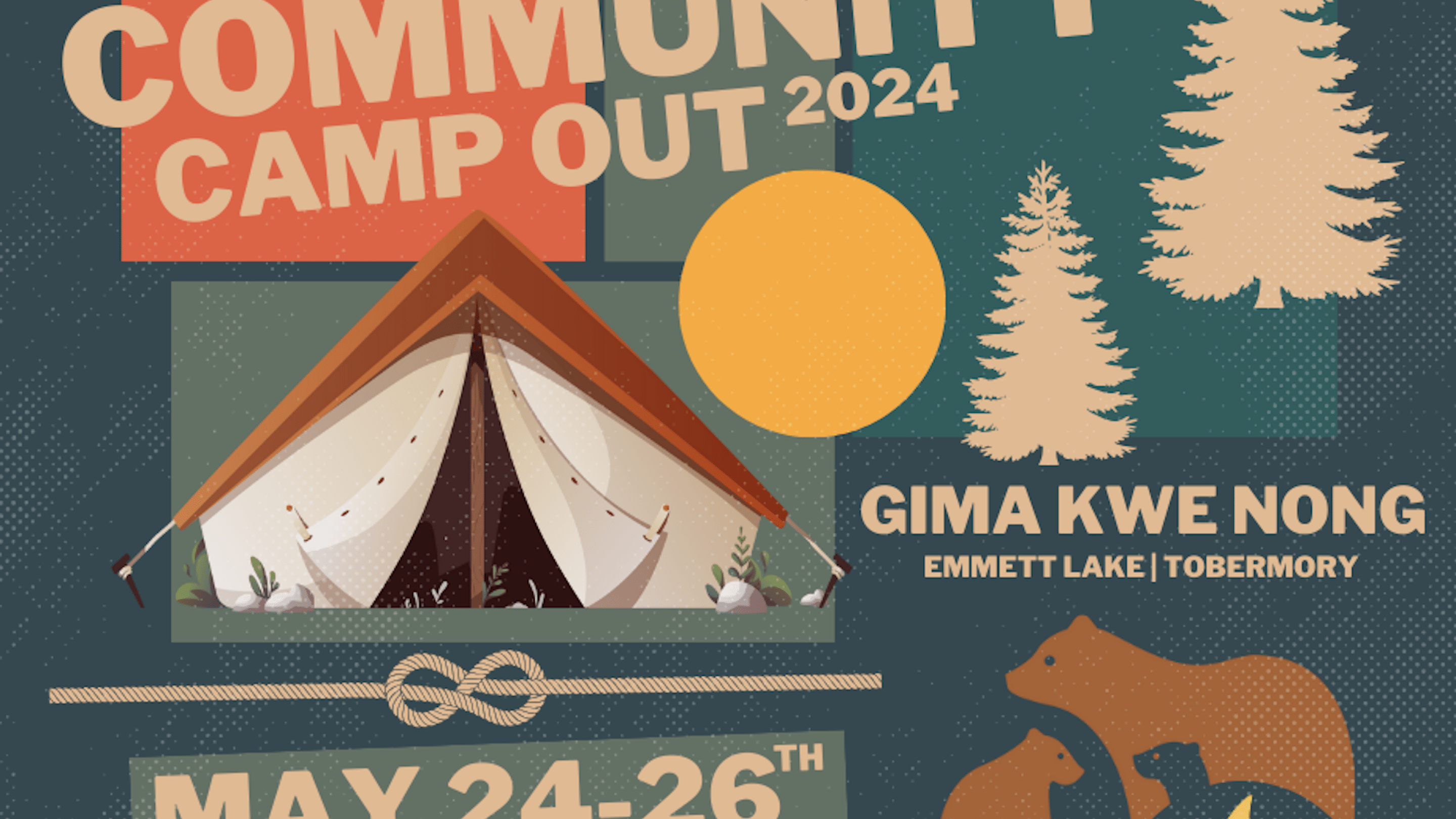 Community Campout Poster