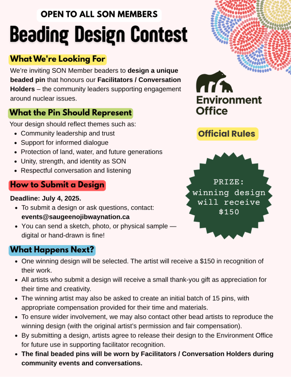 beading design contest rules