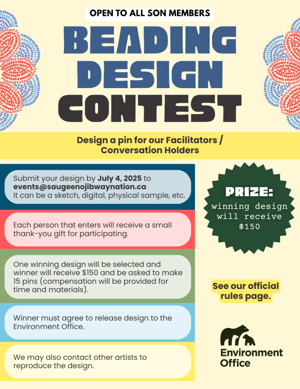 beading design contest flyer