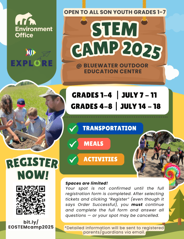Stem Camp 2025 flyer